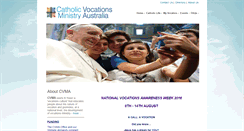 Desktop Screenshot of catholicozvocations.org.au